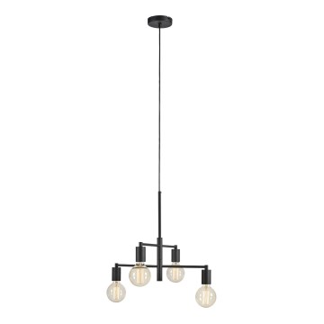 Markslöjd 108716 - Κρεμαστό φωτιστικό οροφής CIELO 4xE27/40W/230V μαύρο