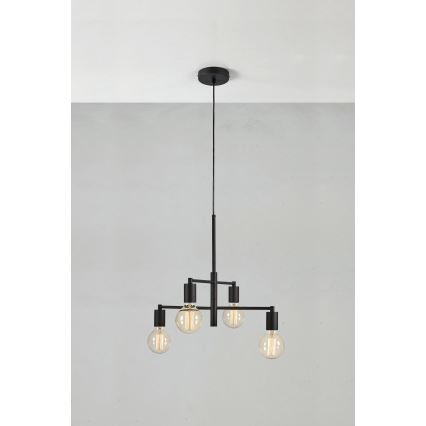 Markslöjd 108716 - Κρεμαστό φωτιστικό οροφής CIELO 4xE27/40W/230V μαύρο