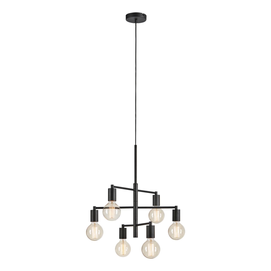 Markslöjd 108717 - Κρεμαστό φωτιστικό οροφής CIELO 6xE27/40W/230V μαύρο