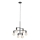 Markslöjd 108717 - Κρεμαστό φωτιστικό οροφής CIELO 6xE27/40W/230V μαύρο
