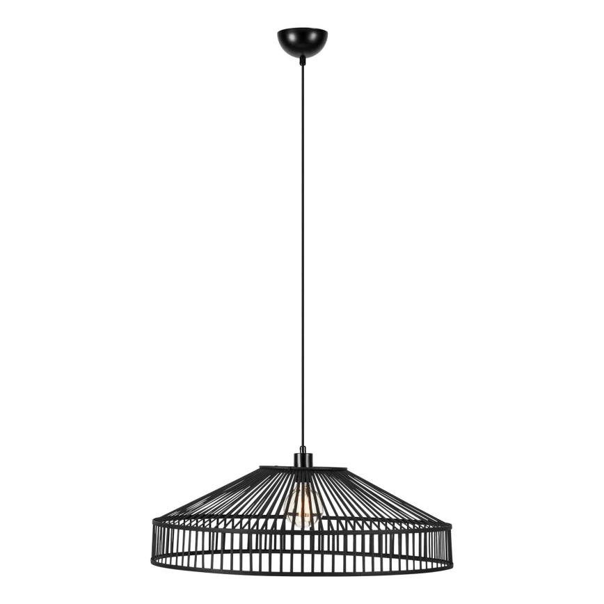 Markslöjd 108782 - Κρεμαστό φωτιστικό οροφής TAPA 1xE27/40W/230V μαύρο/μπαμπού