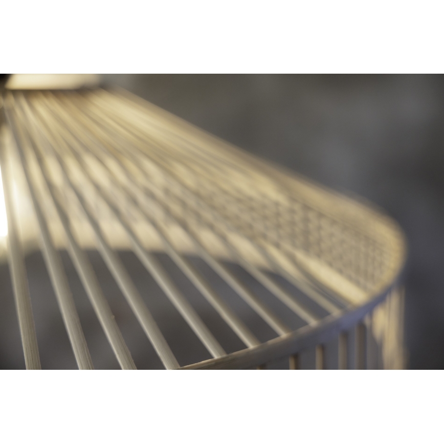 Markslöjd 108783 - Κρεμαστό φωτιστικό οροφής TAPA 1xE27/40W/230V μπεζ/μπαμπού
