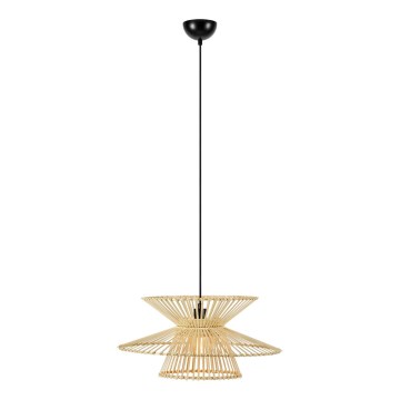 Markslöjd 108785 - Κρεμαστό φωτιστικό οροφής DUPLICI 1xE27/40W/230V μπεζ/μπαμπού