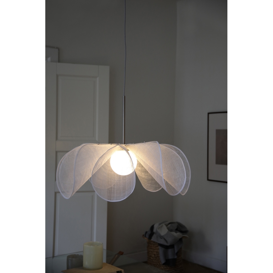 Markslöjd 108818 - Κρεμαστό φωτιστικό οροφής STYRKA 1xE27/40W/230V διάμετρος 75 cm λευκό