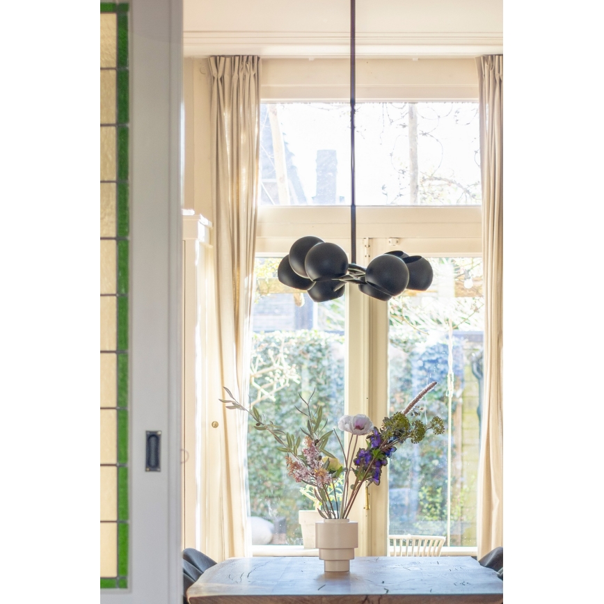 Markslöjd 108852 - Κρεμαστό φωτιστικό EDGAR 8xE14/40W/230V μαύρο