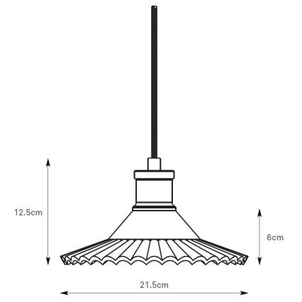 Markslöjd 108854 - Κρεμαστό φωτιστικό οροφής NOVIA 1xE27/40W/230V μαύρο/φιμέ