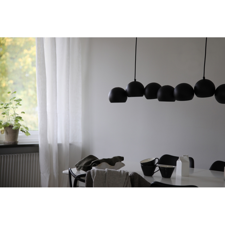 Markslöjd 108860 - Κρεμαστό φωτιστικό οροφής CUPOLO 7xE14/40W/230V μαύρο