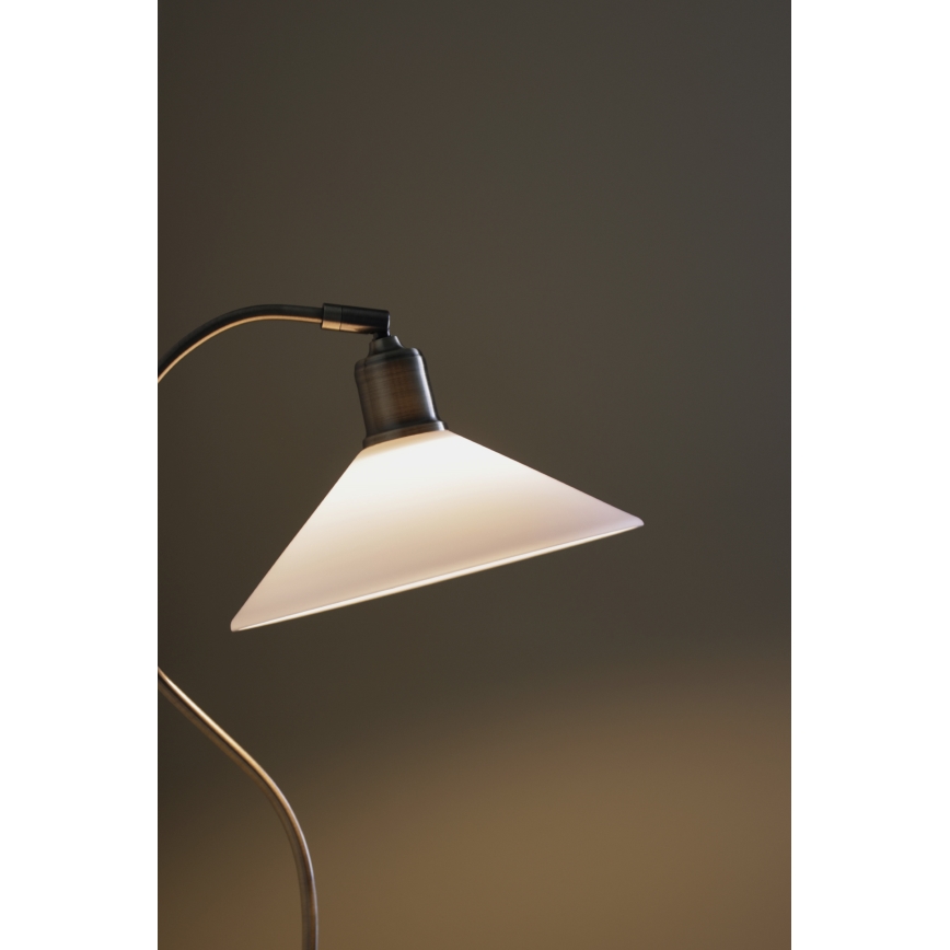 Markslöjd 108863 - Eπιτραπέζιο φωτιστικό VELA 1xE27/40W/230V ορείχαλκος/λευκό
