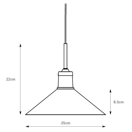 Markslöjd 108868 - Κρεμαστό φωτιστικό οροφής VELA 1xE27/40W/230V ορείχαλκος/πράσινο