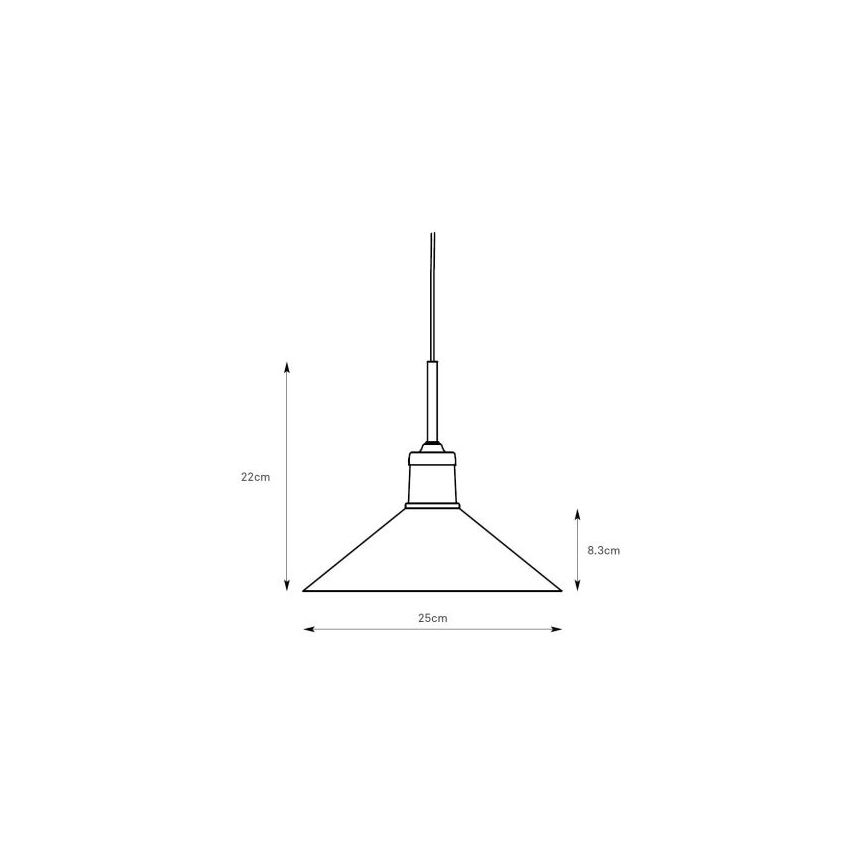 Markslöjd 108868 - Κρεμαστό φωτιστικό οροφής VELA 1xE27/40W/230V ορείχαλκος/πράσινο