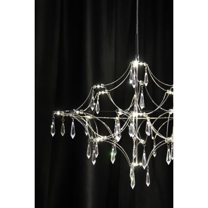 Markslöjd 108869 - LED Dimming κρυστάλλινο κρεμαστό φωτιστικό οροφής EFESOS LED/14W/230V διάμετρος 60 cm