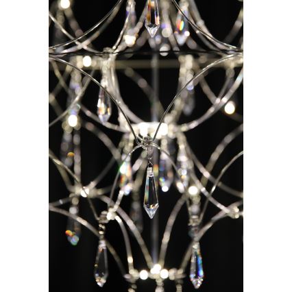 Markslöjd 108870 - LED Dimming κρυστάλλινο κρεμαστό φωτιστικό οροφής  EFESOS LED/25W/230V διάμετρος 80 cm