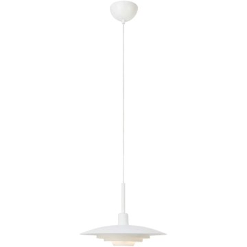 Markslöjd 108874 - Κρεμαστό φωτιστικό με καλώδιο PINY 1xE27/60W/230V Ø 35 cm λευκό
