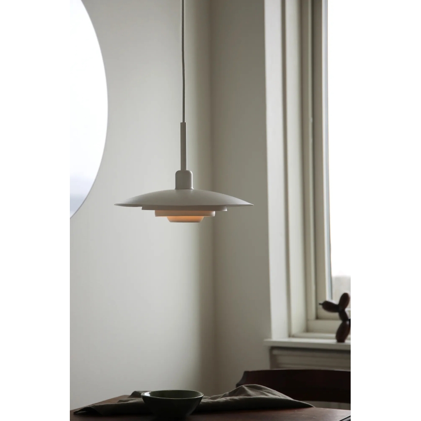 Markslöjd 108874 - Κρεμαστό φωτιστικό με καλώδιο PINY 1xE27/60W/230V Ø 35 cm λευκό