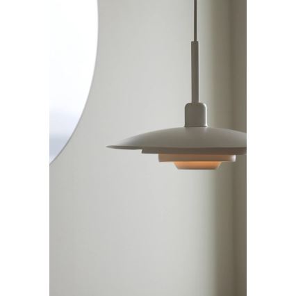 Markslöjd 108874 - Κρεμαστό φωτιστικό με καλώδιο PINY 1xE27/60W/230V Ø 35 cm λευκό