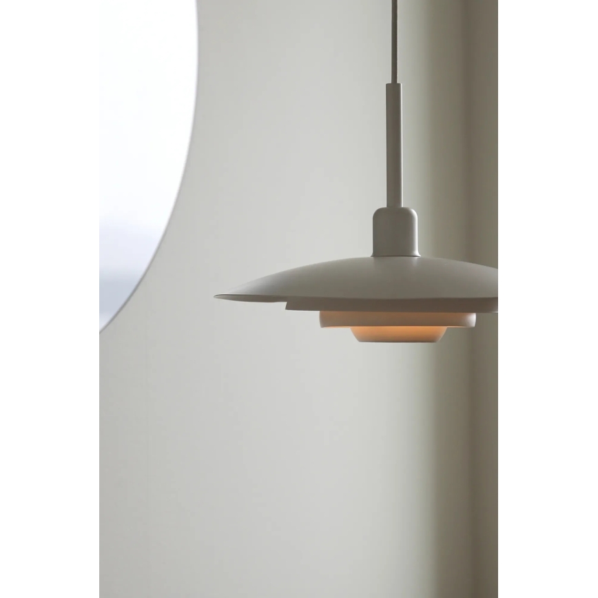 Markslöjd 108874 - Κρεμαστό φωτιστικό με καλώδιο PINY 1xE27/60W/230V Ø 35 cm λευκό