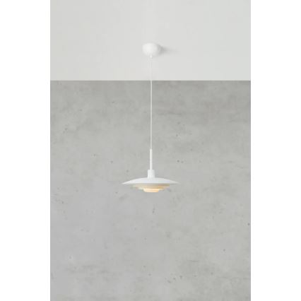Markslöjd 108874 - Κρεμαστό φωτιστικό με καλώδιο PINY 1xE27/60W/230V Ø 35 cm λευκό