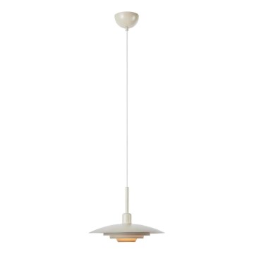 Markslöjd 108875 - Κρεμαστό φωτιστικό με καλώδιο PINY 1xE27/60W/230V Ø 35 cm μπεζ
