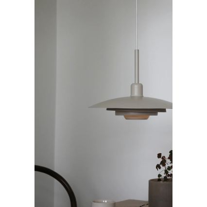 Markslöjd 108875 - Κρεμαστό φωτιστικό με καλώδιο PINY 1xE27/60W/230V Ø 35 cm μπεζ