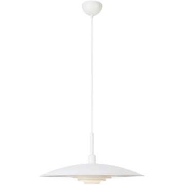 Markslöjd 108876 - Κρεμαστό φωτιστικό με καλώδιο PINY, 1xE27/60W/230V, Ø 57 cm, λευκό