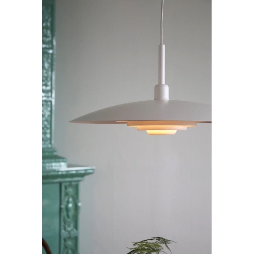 Markslöjd 108876 - Κρεμαστό φωτιστικό με καλώδιο PINY, 1xE27/60W/230V, Ø 57 cm, λευκό