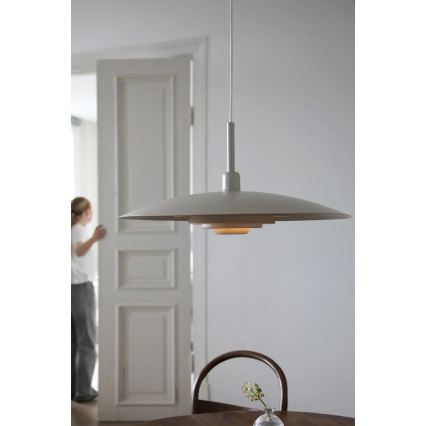 Markslöjd 108877 - Κρεμαστό φωτιστικό με καλώδιο PINY 1xE27/60W/230V διάμ. 57 cm μπεζ
