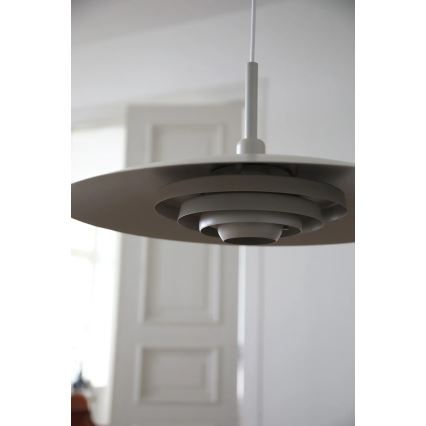 Markslöjd 108877 - Κρεμαστό φωτιστικό με καλώδιο PINY 1xE27/60W/230V διάμ. 57 cm μπεζ