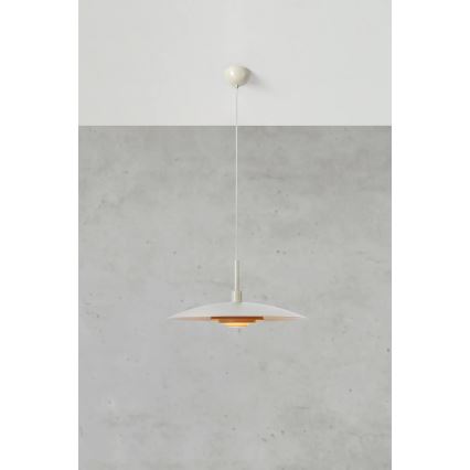 Markslöjd 108877 - Κρεμαστό φωτιστικό με καλώδιο PINY 1xE27/60W/230V διάμ. 57 cm μπεζ