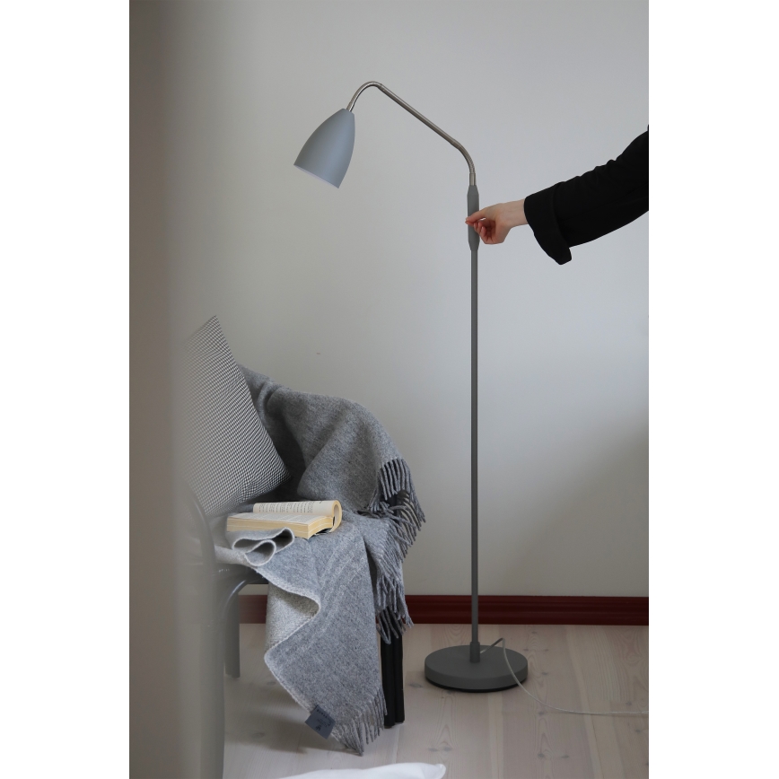 Markslöjd 108888 - Ρυθμιζόμενο επιδαπέδιο φωτιστικό PATRO LED/4,9W/230V CRI 90 γκρι
