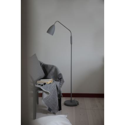 Markslöjd 108888 - Ρυθμιζόμενο επιδαπέδιο φωτιστικό PATRO LED/4,9W/230V CRI 90 γκρι