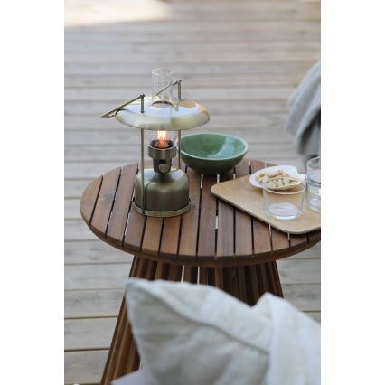 Markslöjd 108894 - LED ρυθμιζόμενο επιτραπέζιο φωτιστικό εξωτερικού χώρου, επαναφορτιζόμενο, FANOS LED/2,5W/3,7V 4000 mAh IP44 ορείχαλκος