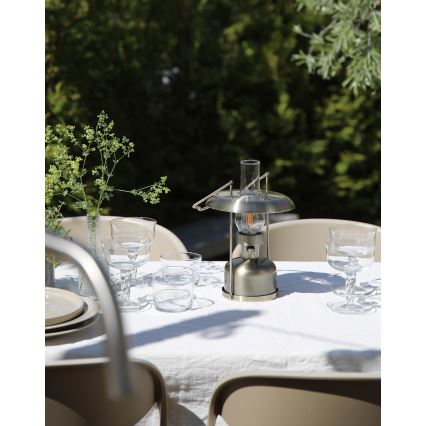 Markslöjd 108894 - LED ρυθμιζόμενο επιτραπέζιο φωτιστικό εξωτερικού χώρου, επαναφορτιζόμενο, FANOS LED/2,5W/3,7V 4000 mAh IP44 ορείχαλκος