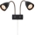 Markslöjd 108901 - Επιτοίχιο σποτ φωτιστικό CIRO 2xGU10/7W/230V μαύρο