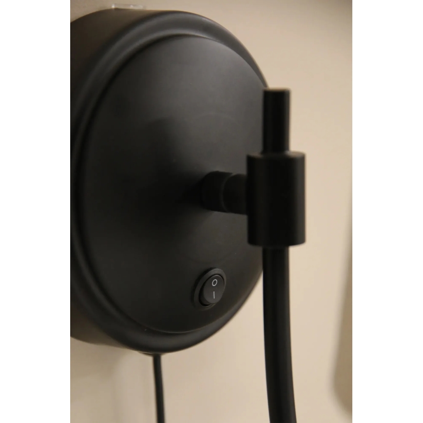 Markslöjd 108907 - Επιτοίχιο φωτιστικό AMAR 1xE14/40W/230V μπεζ/μαύρο