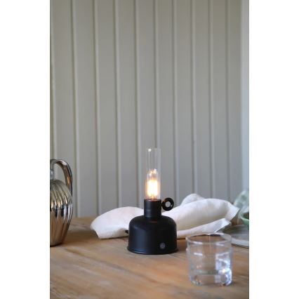 Markslöjd 108919 - LED Dimming Εξωτερικού χώρου επαναφορτιζόμενο Επιτραπέζιο φωτιστικό ASTRID LED/2W/1200 mAh IP44 μαύρο