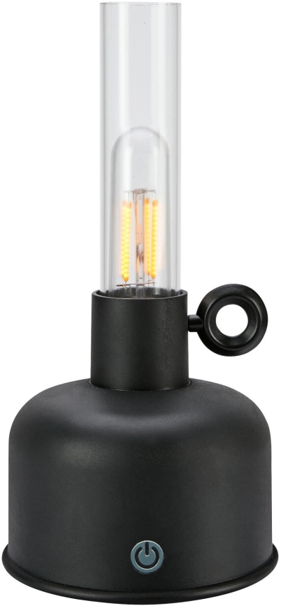Markslöjd 108919 - LED Dimming Εξωτερικού χώρου επαναφορτιζόμενο Επιτραπέζιο φωτιστικό ASTRID LED/2W/1200 mAh IP44 μαύρο