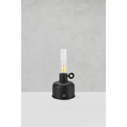 Markslöjd 108919 - LED Dimming Εξωτερικού χώρου επαναφορτιζόμενο Επιτραπέζιο φωτιστικό ASTRID LED/2W/1200 mAh IP44 μαύρο