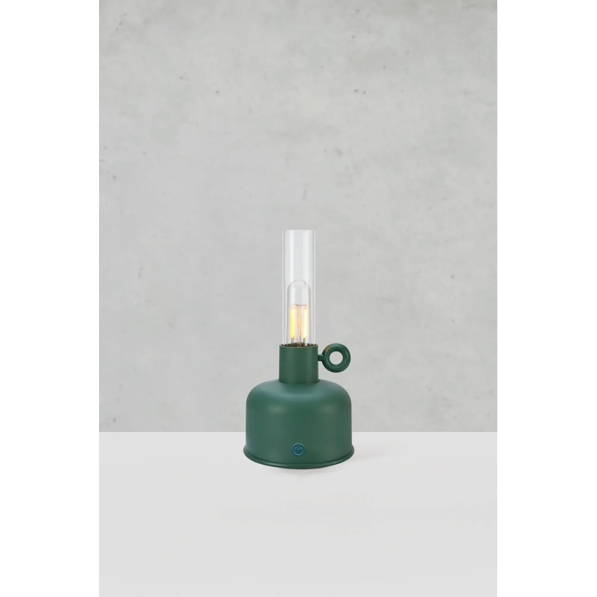 Markslöjd 108920 - LED Dimming Εξωτερικού χώρου επαναφορτιζόμενο Επιτραπέζιο φωτιστικό ASTRID LED/2W/1200 mAh IP44 πράσινο