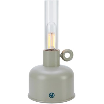 Markslöjd 108921 - LED Dimming Εξωτερικού χώρου επαναφορτιζόμενο Επιτραπέζιο φωτιστικό ASTRID LED/2W/1200 mAh IP44 γκρι