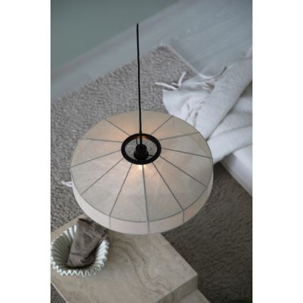 Markslöjd 108955 - Κρεμαστό φωτιστικό με καλώδιο ALIA 1xE27/60W/230V Ø 57 εκ. εκρού/μαύρο