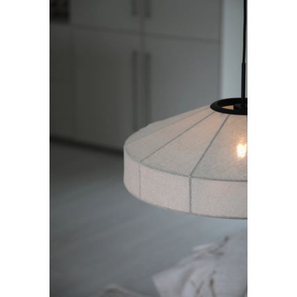 Markslöjd 108955 - Κρεμαστό φωτιστικό με καλώδιο ALIA 1xE27/60W/230V Ø 57 εκ. εκρού/μαύρο