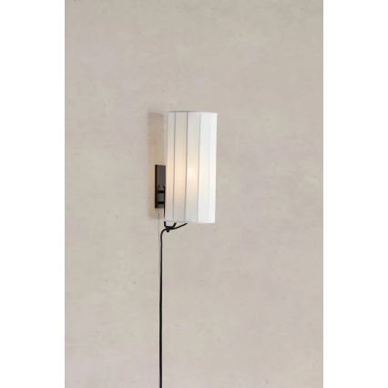 Markslöjd 108960 - Επιτοίχιο φωτιστικό HIKARI 1xE27/60W/230V λευκό/μαύρο