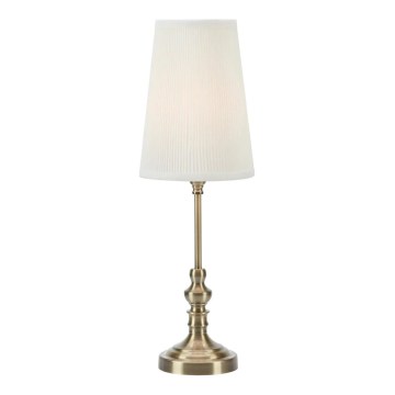 Markslöjd 108969 - Επιτραπέζιο φωτιστικό NOBLE 1xE14/40W/230V 56 cm λευκό/ορείχαλκο