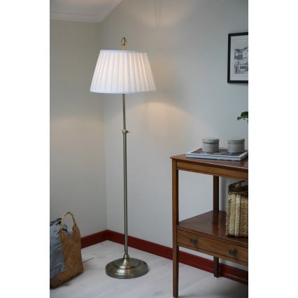 Markslöjd 108972 - Επιδαπέδιο φωτιστικό OXFORD 1xE14/40W/230V λευκό/ορείχαλκος