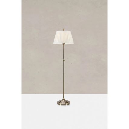 Markslöjd 108972 - Επιδαπέδιο φωτιστικό OXFORD 1xE14/40W/230V λευκό/ορείχαλκος