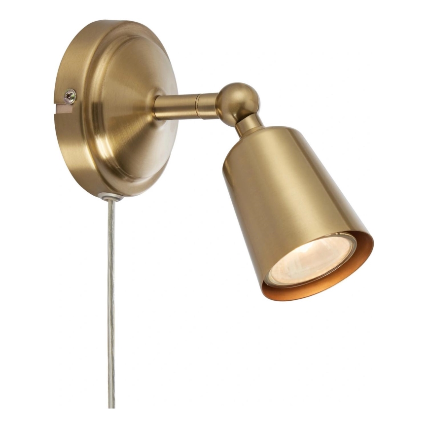 Markslöjd 108978 - Επιτοίχιο φωτιστικό σποτ TINY 1xGU10/7W/230V ορείχαλκος