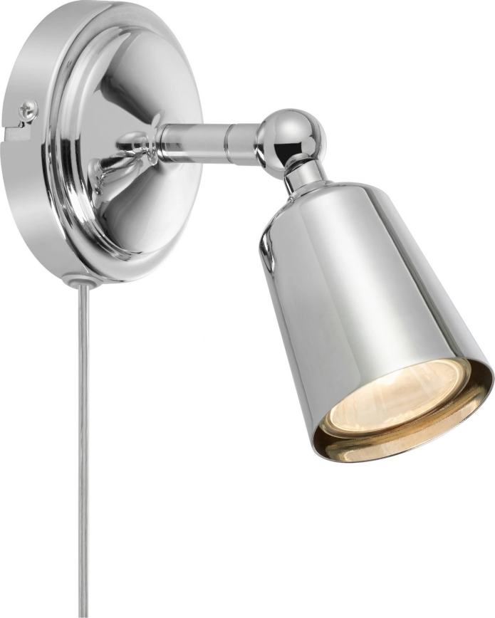 Markslöjd 108979 - Επιτοίχιο σποτ TINY 1xGU10/7W/230V γυαλιστερό χρώμιο