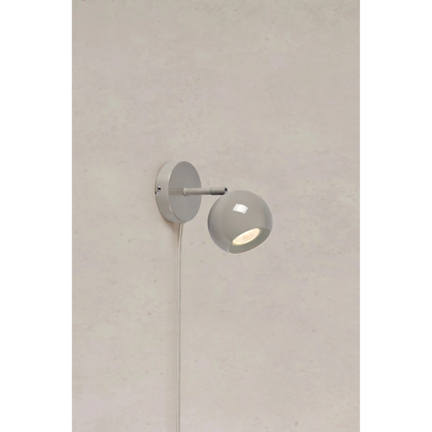 Markslöjd 108983 - Επιτοίχιο σποτ POP 1xGU10/7W/230V γκρι