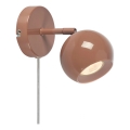 Markslöjd 108984 - Επιτοίχιο σποτ POP 1xGU10/7W/230V καφέ