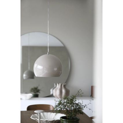 Markslöjd 108986 - Κρεμαστό φωτιστικό POP με καλώδιο 1xE27/40W/230V, διάμ. 28 εκ., γκρι